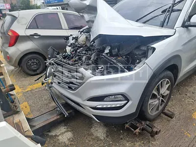 Photo 1 of 7: 2018 Hyundai Tucson, VIN KMHJ381ADJU784793 — Korean insurance auction