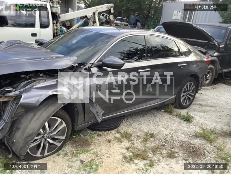 Photo 2 of 9: 2019 Honda Accord, VIN 1HGCV3690KA511517 — Korean insurance auction