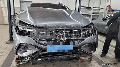 Photo 1 of 53: 2023 Mercedes-Benz EQE350 4Matic, VIN W1KEG1CB8PF036813 — Korean insurance auction