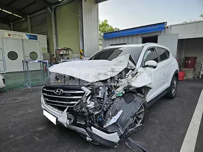 Photo 1 of 10: 2017 Hyundai Tucson, VIN KMHJ381ABJU628153 — Korean insurance auction