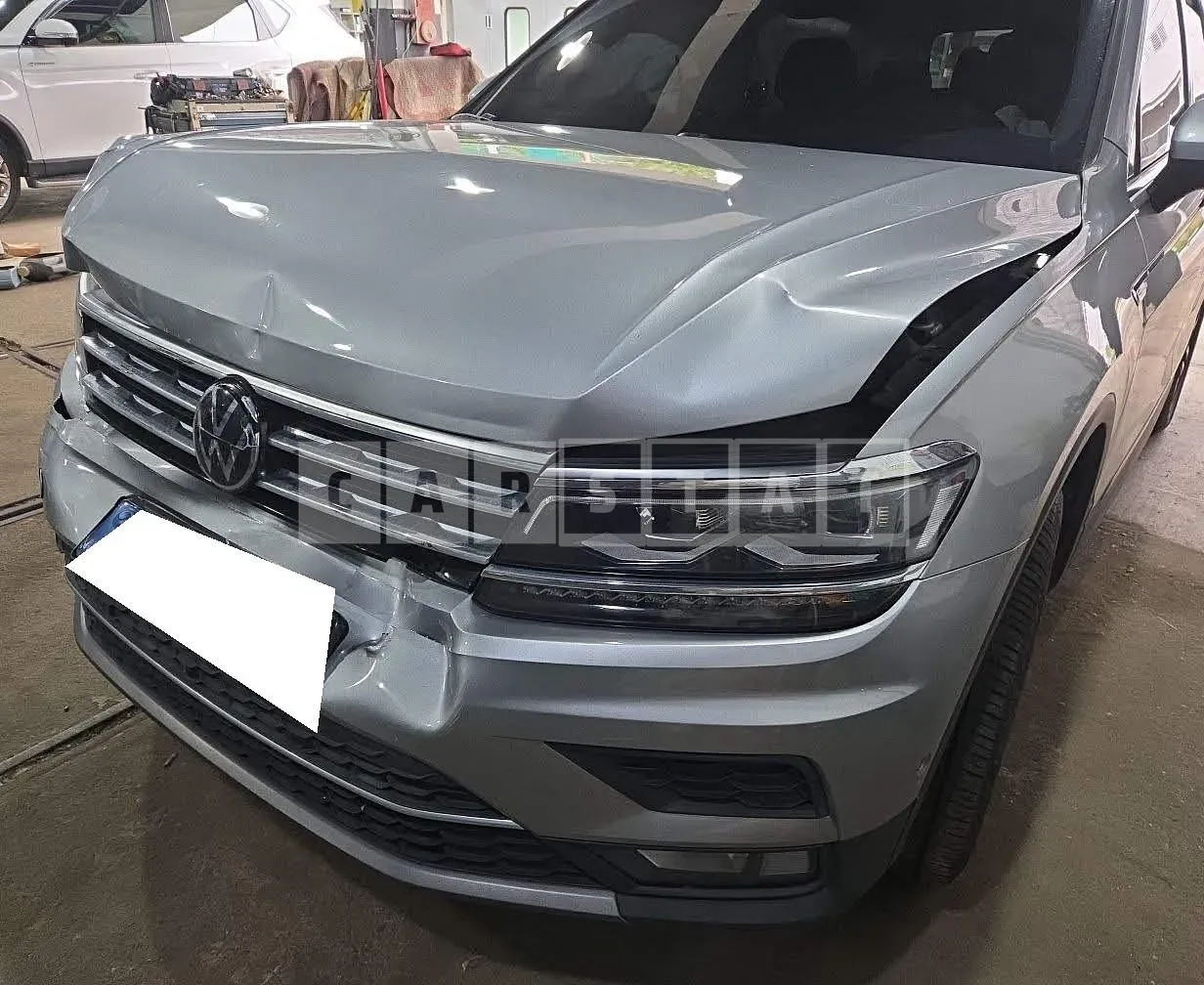 Photo 2 of 12: 2021 Volkswagen Tiguan, VIN WVGZZZ5NZLM176217 — Korean insurance auction