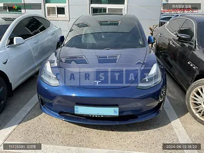 Photo 1 of 13: 2021 Tesla Model 3 Long Range, VIN 5YJ3E1EB8MF011544 — Korean insurance auction
