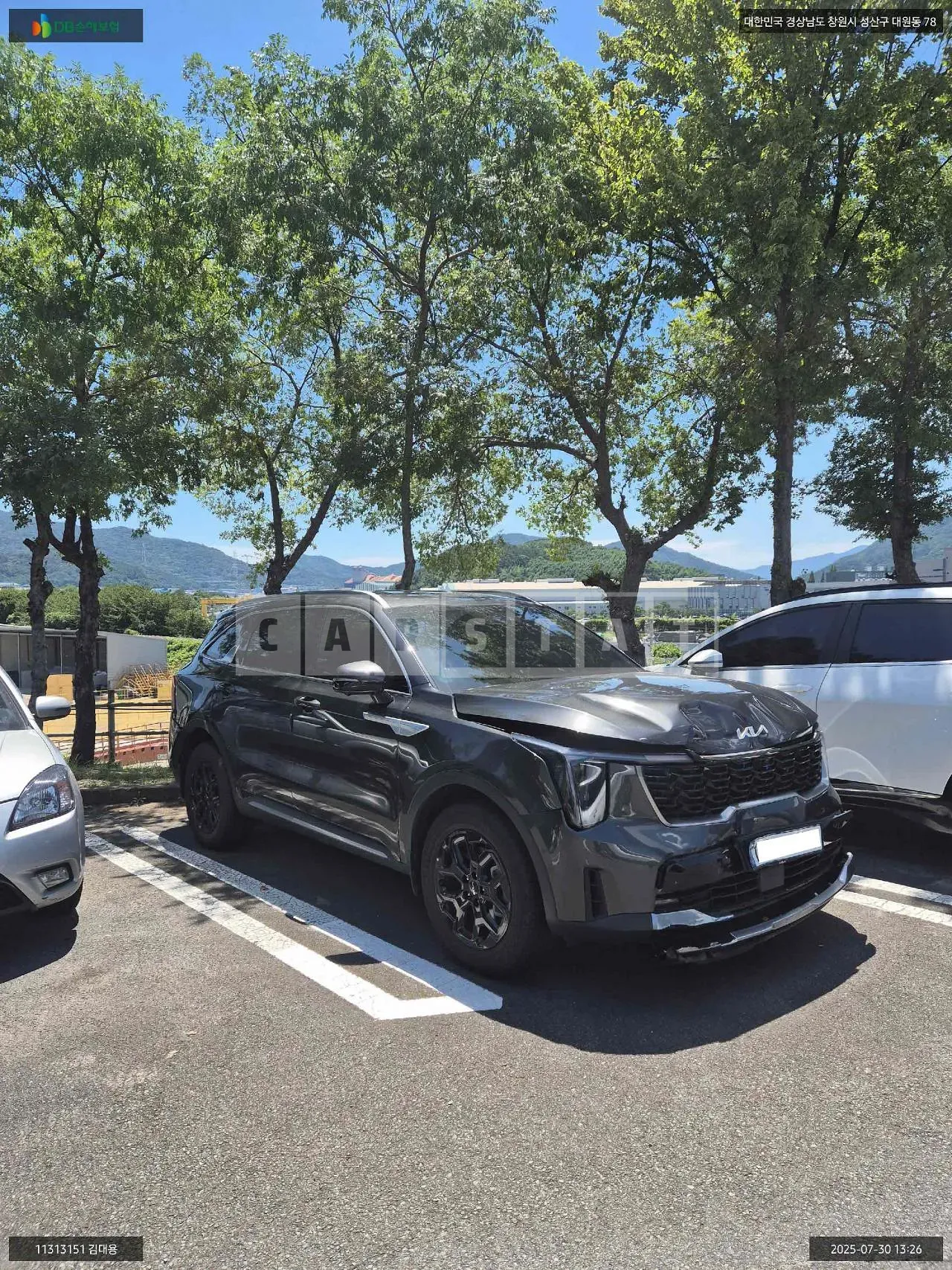 Photo 2 of 10: 2025 Kia Sorento Hybrid, VIN KNARH81GBSA377657 — Korean insurance auction