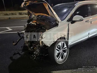 Photo 1 of 8: 2019 Hyundai Santa Fe — Korean insurance auction