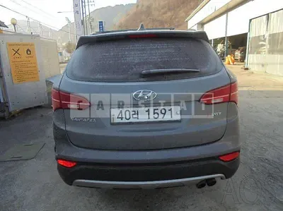 Photo 1 of 20: 2015 Hyundai Santa Fe, VIN KMHSW81UBFU356705 — Korean insurance auction