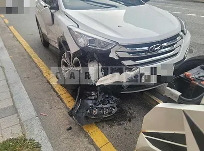 Photo 1 of 3: 2014 Hyundai Santa Fe DM — Korean insurance auction