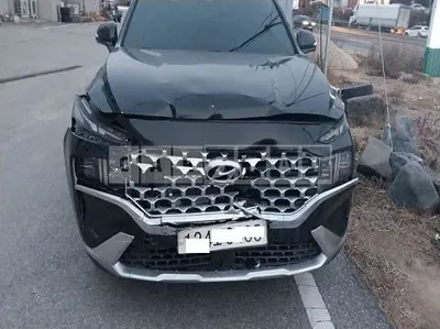 Photo 1 of 15: 2021 Hyundai Santa Fe, VIN KMHS381HGMU322947 — Korean insurance auction