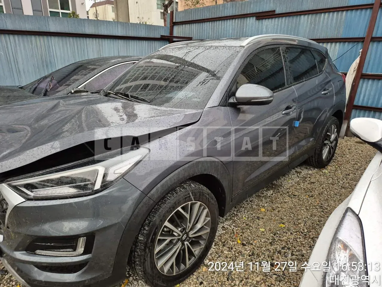 Photo 2 of 21: 2019 Hyundai Tucson, VIN KMHJ381ABKU129155 — Korean insurance auction