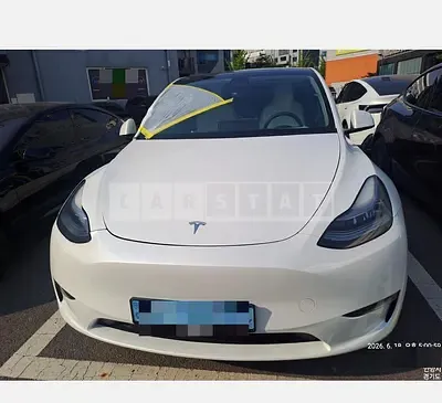Photo 1 of 20: 2021 Tesla Model Y Standard Range — Korean insurance auction