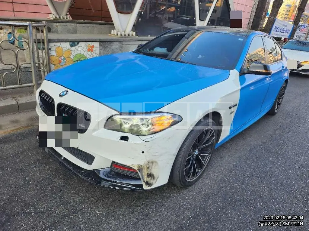 Photo 2 of 9: 2015 BMW 520d xDrive, VIN WBA5E7108FG154080 — Korean insurance auction