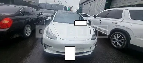 Photo 2 of 11: 2021 Tesla Model 3 Long Range, VIN 5YJ3E1EB4MF946642 — Korean insurance auction