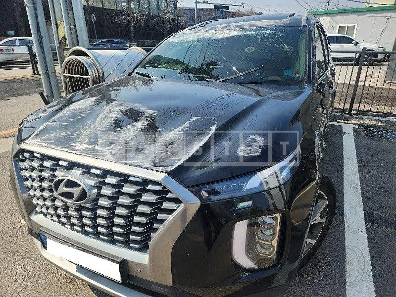 Photo 2 of 32: 2022 Hyundai Palisade, VIN KMHR381EBNU474709 — Korean insurance auction
