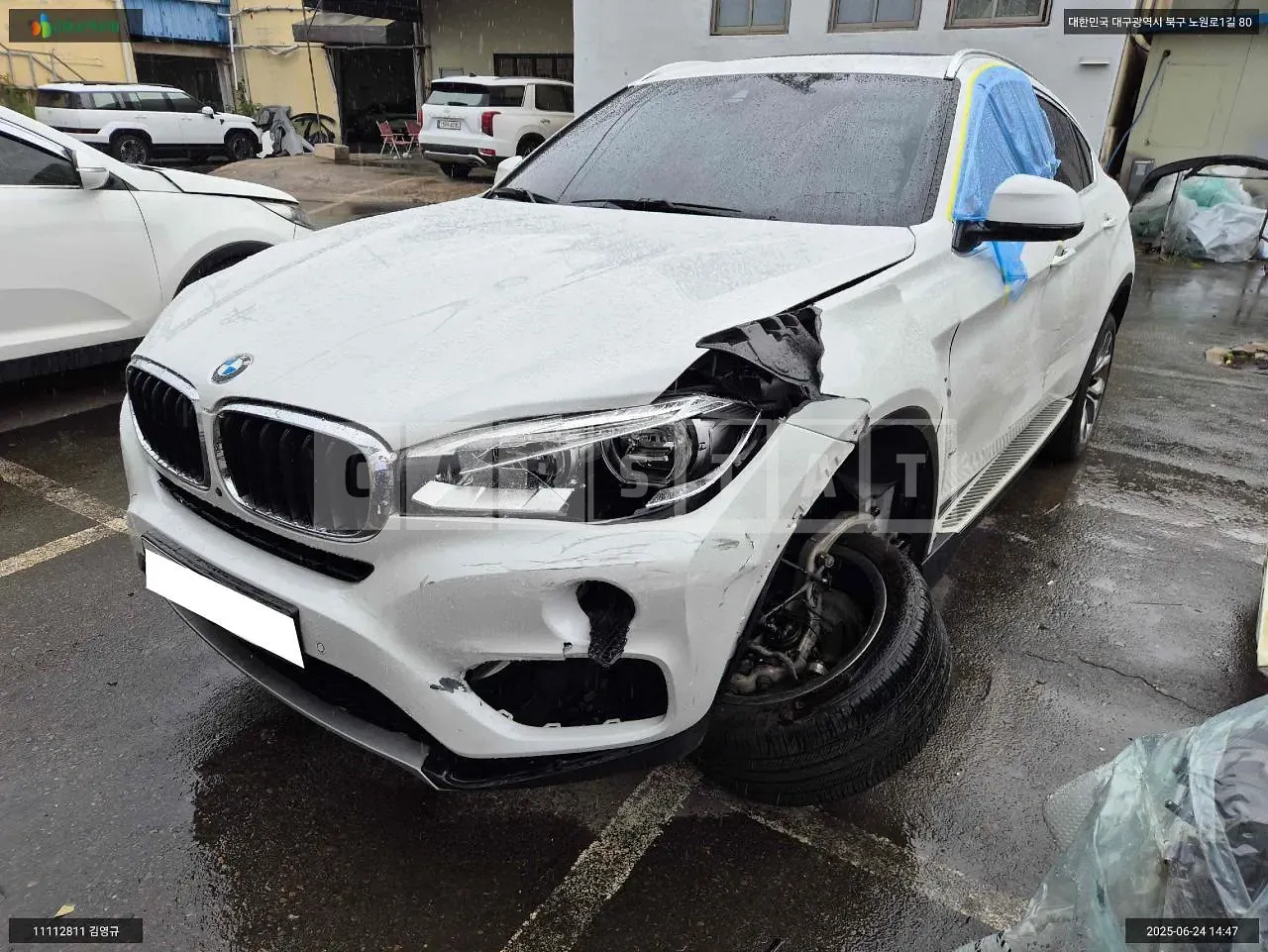 Photo 2 of 10: 2018 BMW X6 xDrive30d, VIN WBAKV210XJ0Y39835 — Korean insurance auction
