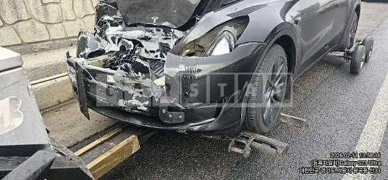 Photo 2 of 8: 2025 Tesla Model Y RWD, VIN LRWYGCFS1SC932862 — Korean insurance auction