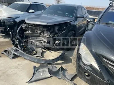 Photo 1 of 4: 2018 Hyundai Tucson, VIN KMHJ281ABJU777924 — Korean insurance auction