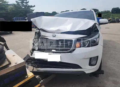 Photo 1 of 7: 2015 Kia Carnival, VIN KNHMF37ABFS002133 — Korean insurance auction