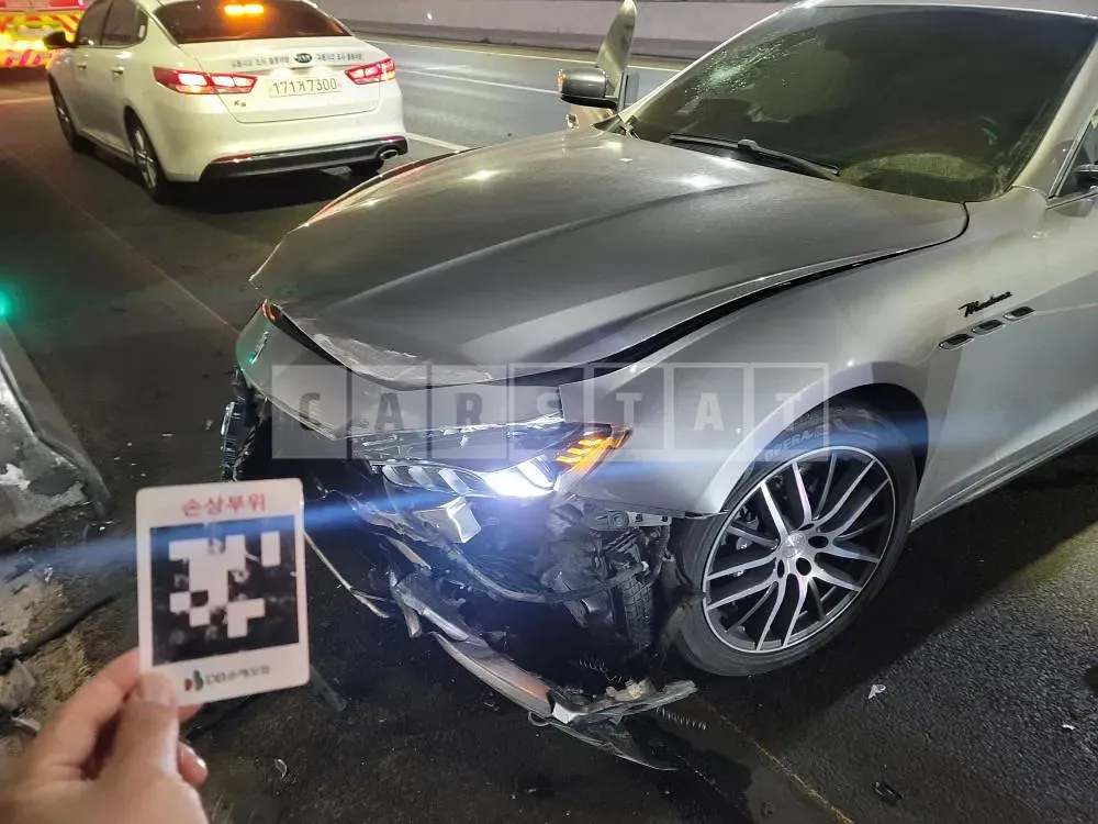 Photo 2 of 16: 2016 Maserati Ghibli Diesel, VIN ZAM57TSA2G1192191 — Korean insurance auction