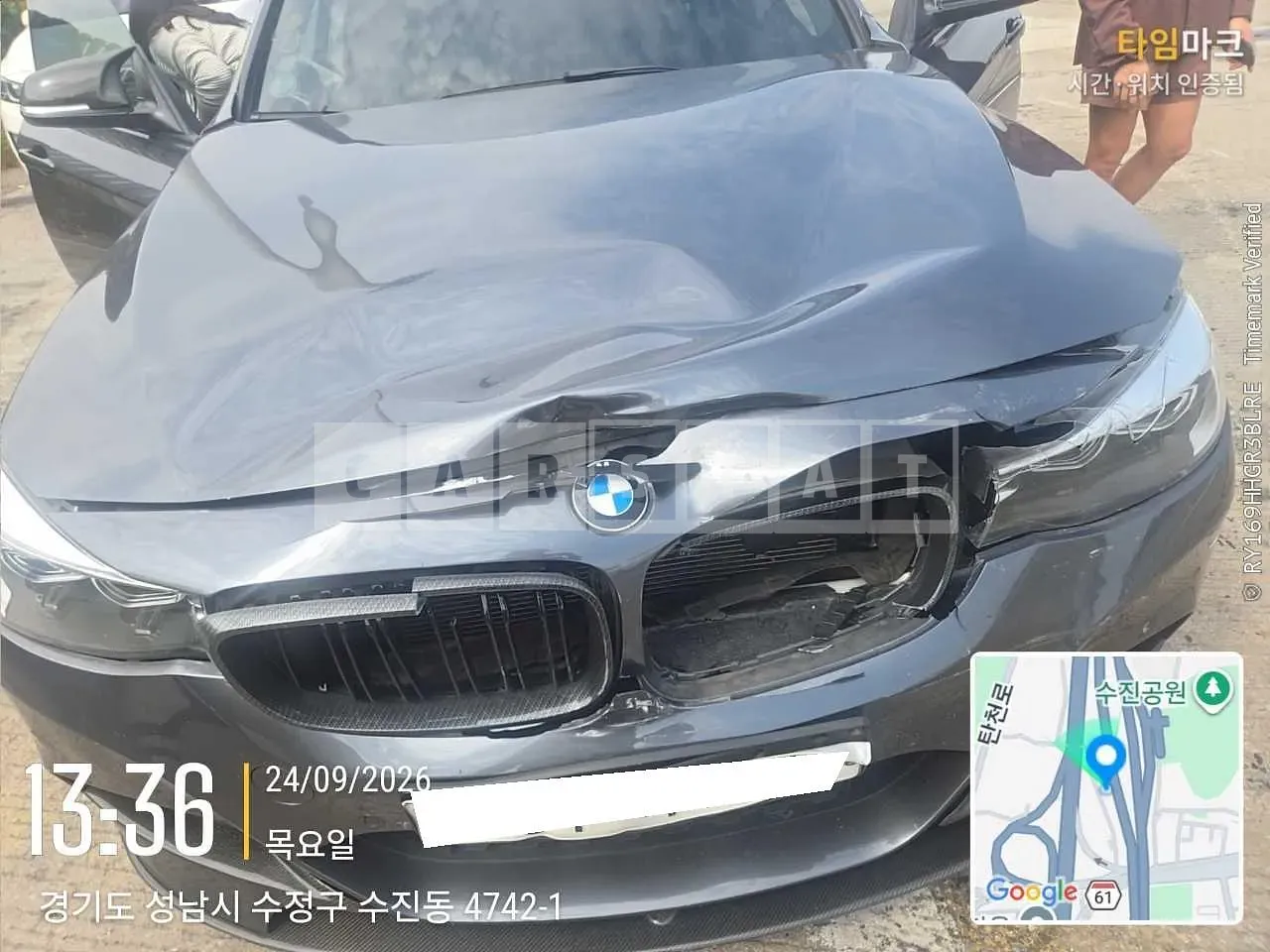 Photo 2 of 7: 2017 BMW 320d Gran Turismo, VIN WBA8T3104JG803538 — Korean insurance auction