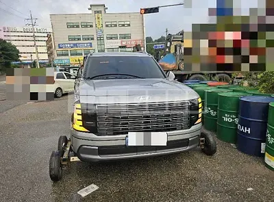 Photo 1 of 7: 2025 Hyundai Palisade Hybrid 2.5T 4WD — Korean insurance auction