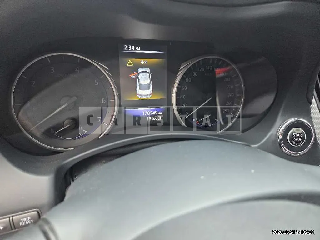 Photo 2 of 8: 2015 Infiniti Q50 2.2d — Korean insurance auction