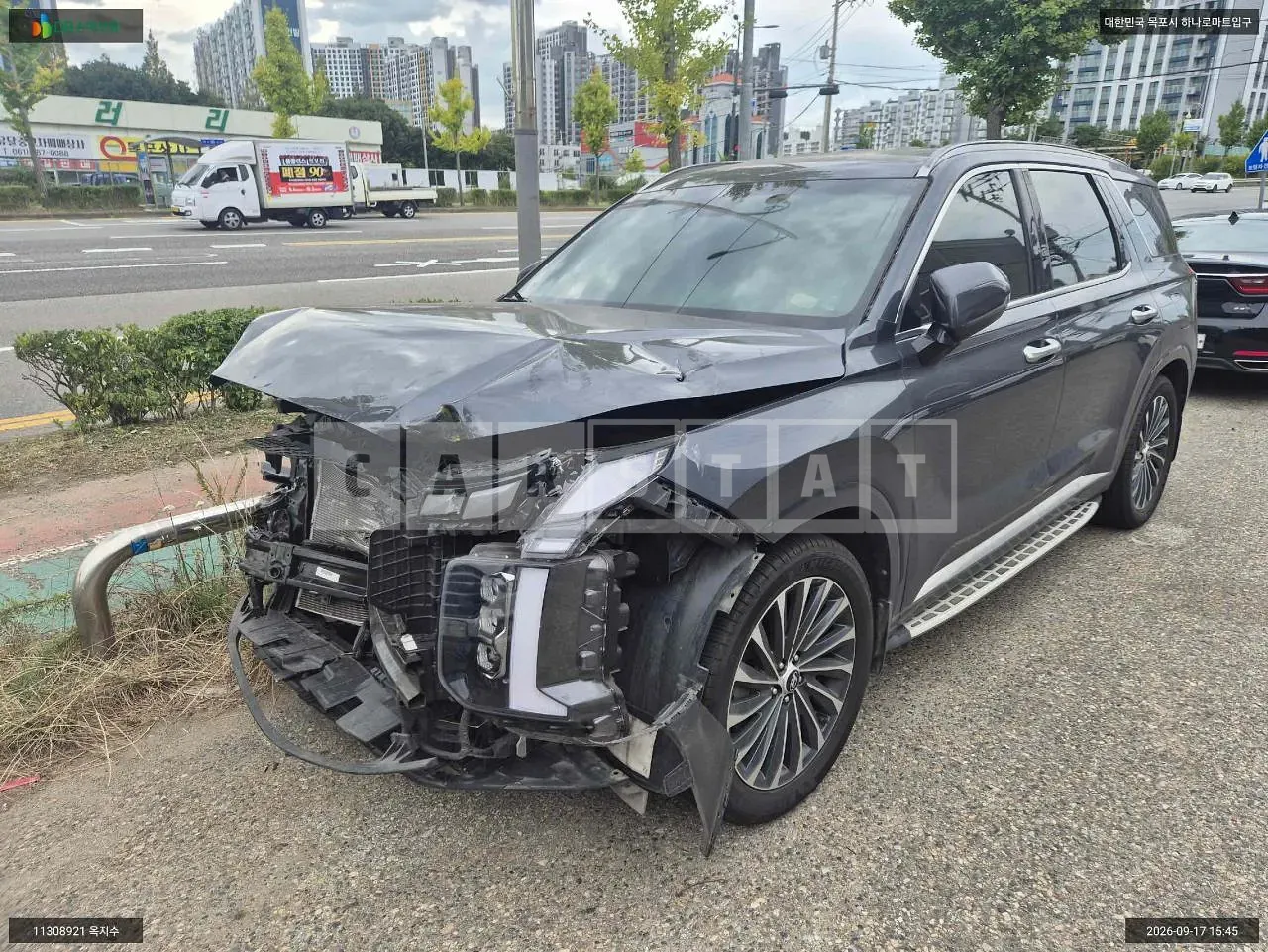 Photo 2 of 13: 2023 Hyundai Palisade, VIN KMHR581ABPU629212 — Korean insurance auction