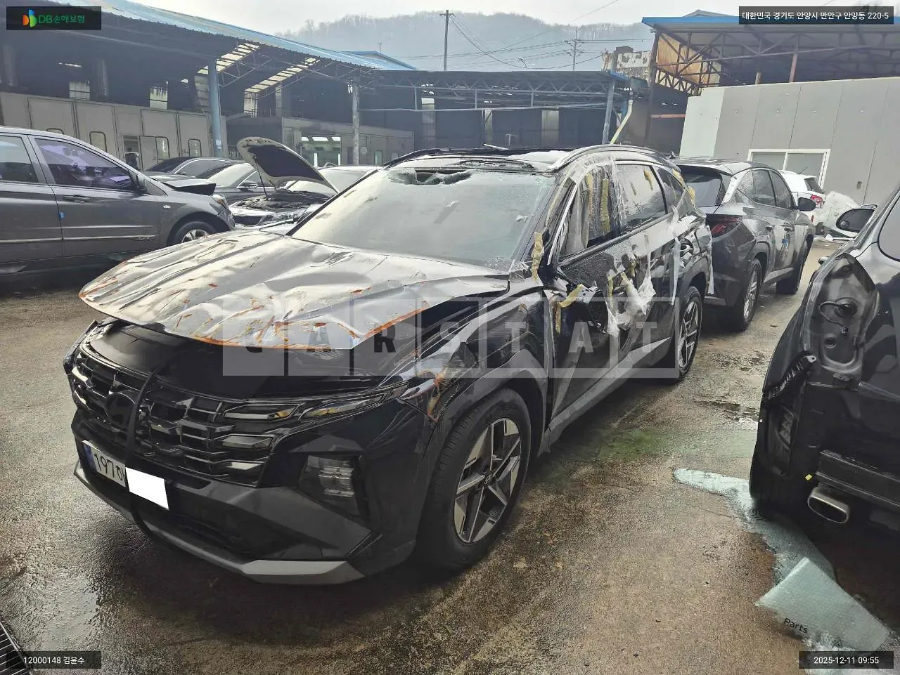 Photo 2 of 23: 2024 Hyundai Tucson, VIN KMHJB81BGRU354788 — Korean insurance auction
