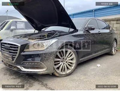 Photo 1 of 16: 2017 Genesis G80, VIN KMHGM41DDJU241591 — Korean insurance auction
