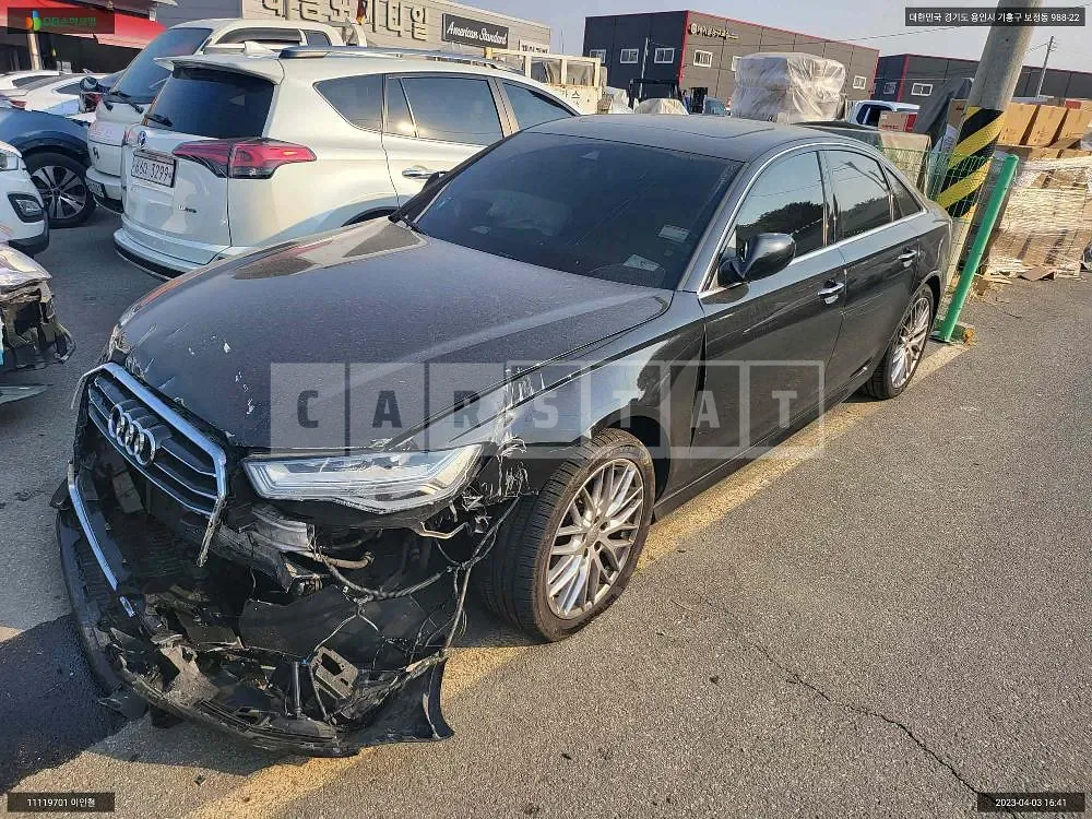 Photo 2 of 21: 2018 Audi A6 35 TDI, VIN WAUZZZ4G5JN074380 — Korean insurance auction