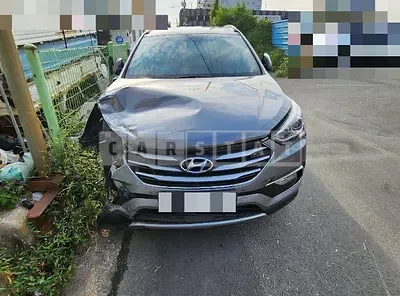 Photo 1 of 30: 2015 Hyundai Santa Fe, VIN KMHSW81XBFU499291 — Korean insurance auction