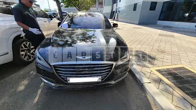 Photo 1 of 7: 2017 Genesis G80, VIN KMHGM41DDJU259756 — Korean insurance auction