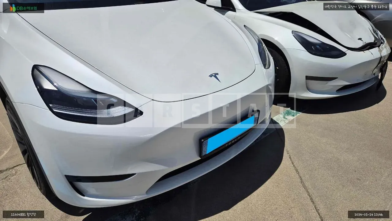 Photo 2 of 17: 2024 Tesla Model Y RWD, VIN LRWYGCFS2RC427553 — Korean insurance auction