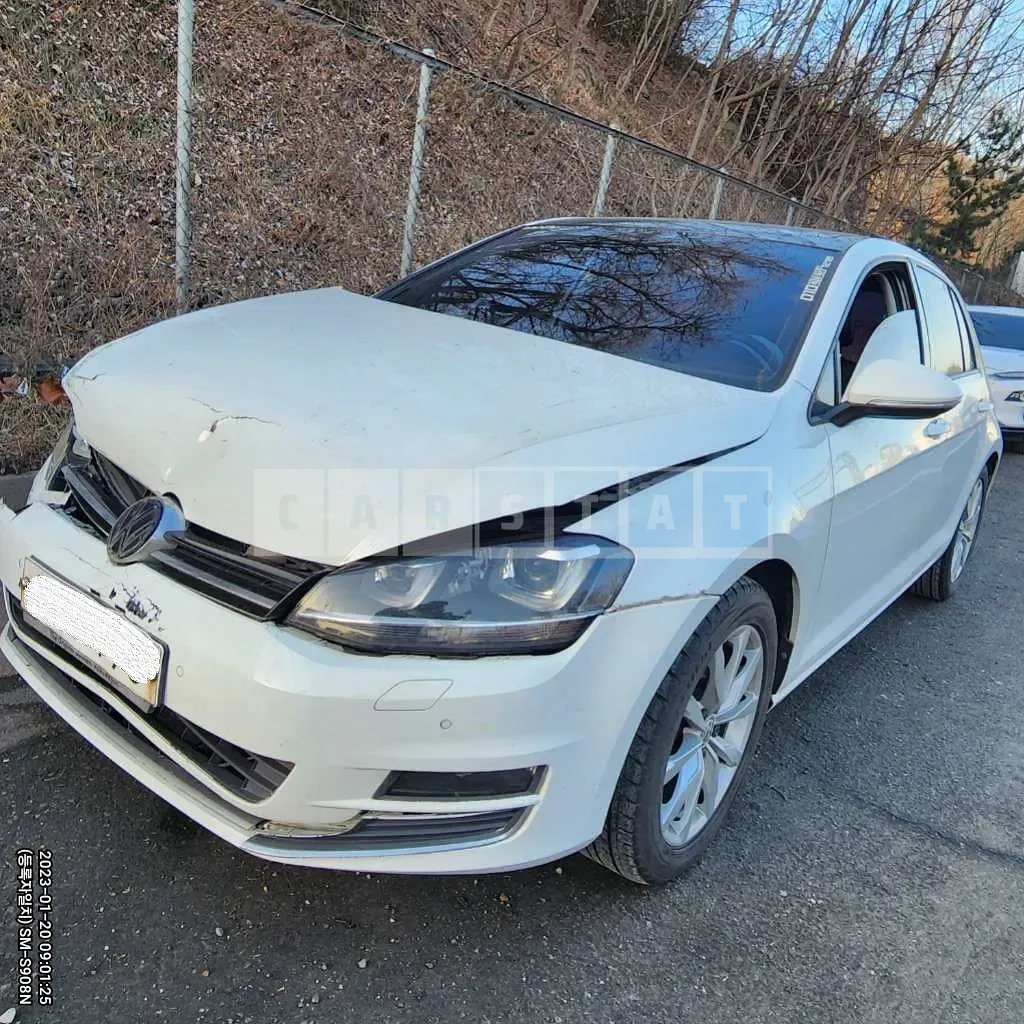 Photo 2 of 10: 2015 Volkswagen Golf 2.0 TDI BMT, VIN WVWZZZAUZFW241479 — Korean insurance auction