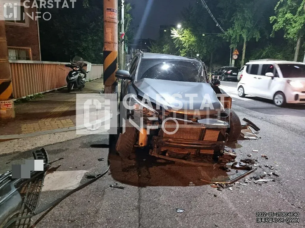 Photo 2 of 27: 2018 Hyundai Santa Fe 2.0, VIN KMHSW81UBJU845467 — Korean insurance auction