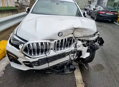 Photo 1 of 6: 2021 BMW X6 xDrive 30d, VIN WBAGT8107M9G74778 — Korean insurance auction