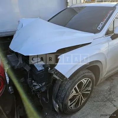 Photo 1 of 23: 2019 Hyundai Santa Fe, VIN KMHS381BBKU062703 — Korean insurance auction