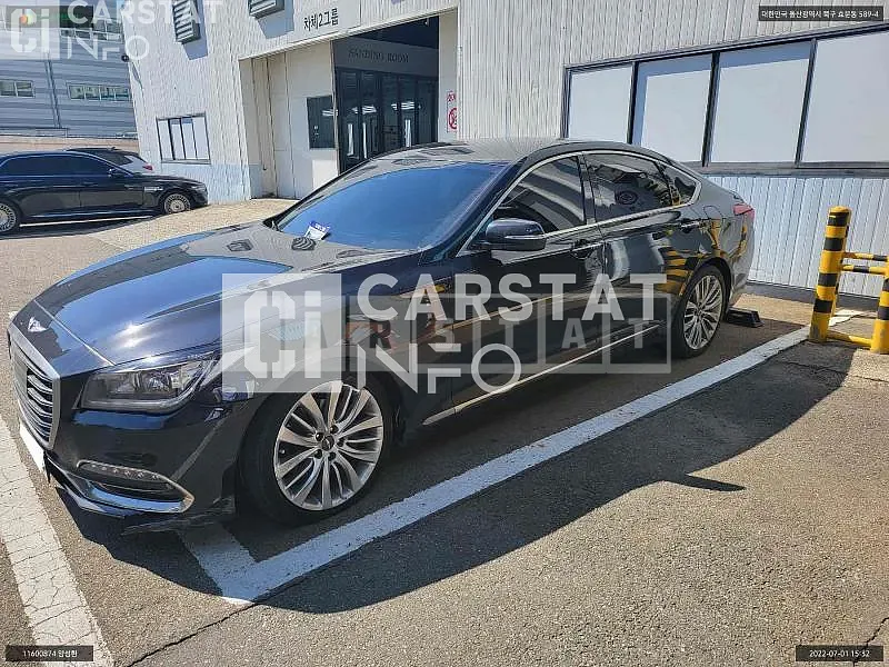 Photo 2 of 13: 2017 Genesis G80, VIN KMHGL41DDHU234207 — Korean insurance auction