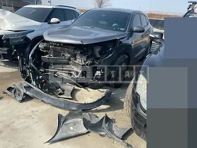 Photo 1 of 4: 2018 Hyundai Tucson, VIN KMHJ281ABJU777924 — Korean insurance auction
