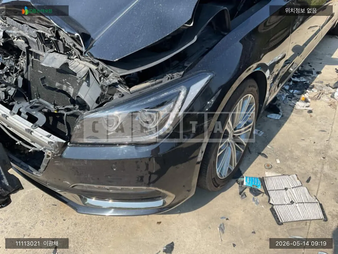 Photo 2 of 10: 2020 Hyundai Genesis G80, VIN KMHGL41DBLU344262 — Korean insurance auction
