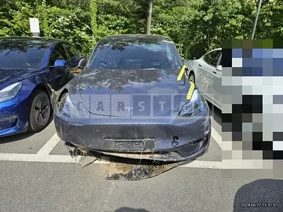 Photo 1 of 8: 2023 Tesla Model Y RWD — Korean insurance auction