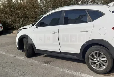 Photo 1 of 25: 2018 Hyundai Tucson, VIN KMHJ3815GJU481733 — Korean insurance auction