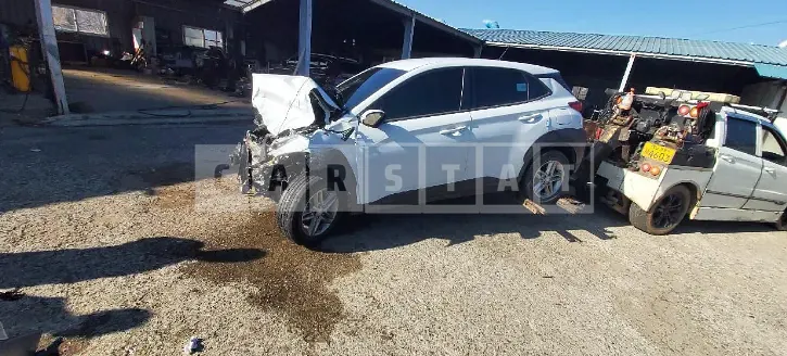 Photo 2 of 5: 2018 Hyundai Kona, VIN KMHK4815HJU006874 — Korean insurance auction