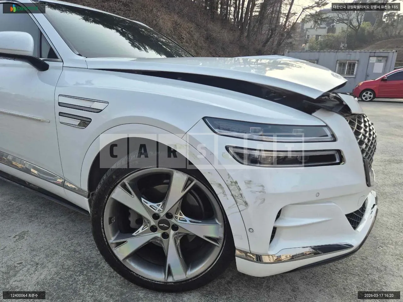 Photo 2 of 18: 2021 Genesis GV80, VIN KMTHA81BBMU064062 — Korean insurance auction