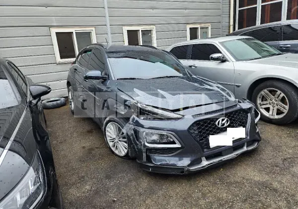 Photo 2 of 14: 2019 Hyundai Kona, VIN KMHK4815GKU410906 — Korean insurance auction