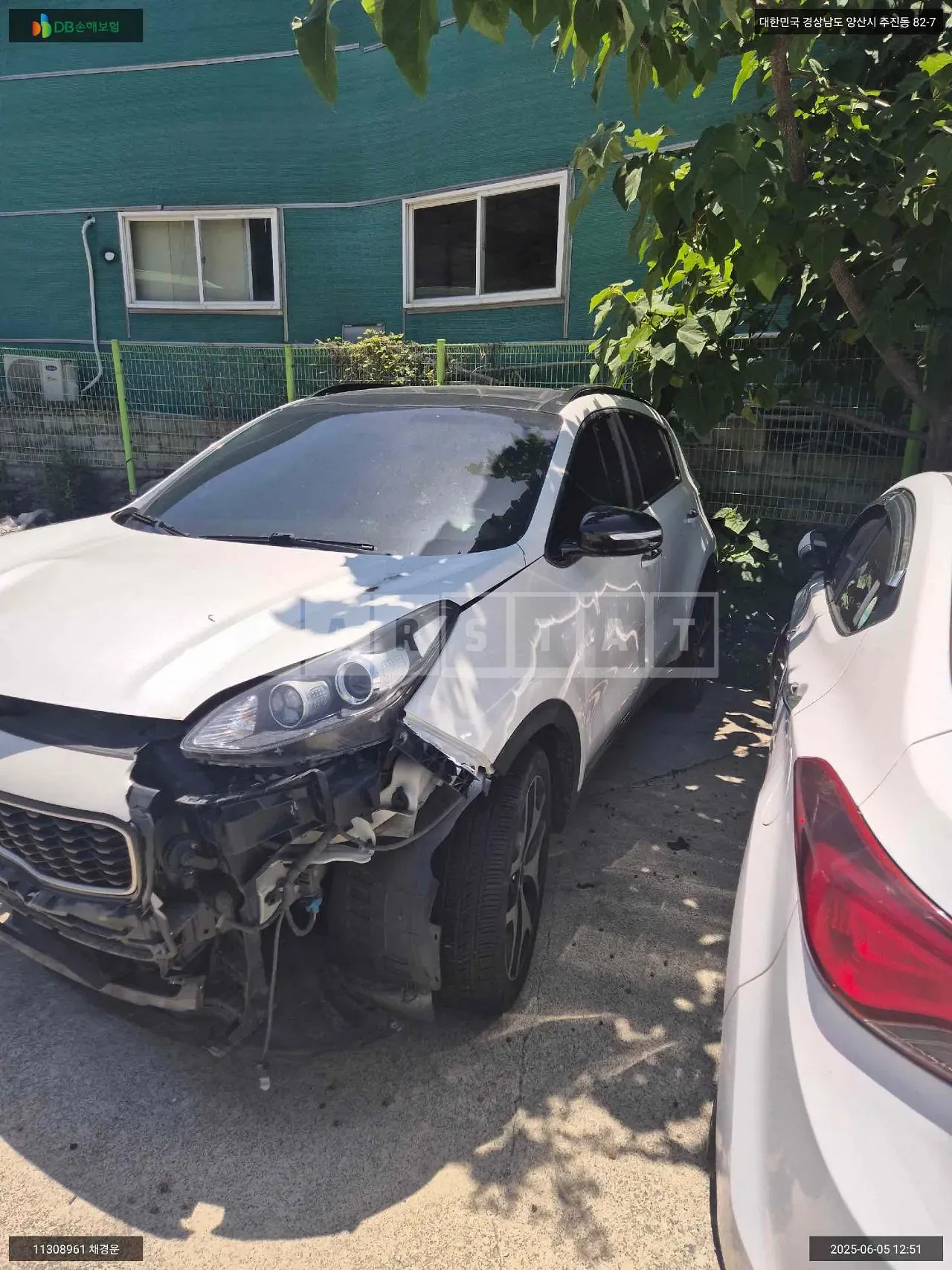 Photo 2 of 10: 2017 Kia Sportage, VIN KNAPN813BHK245165 — Korean insurance auction