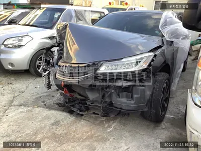 Photo 1 of 12: 2016 Honda Accord 2.4, VIN 1HGCR2680GA512207 — Korean insurance auction