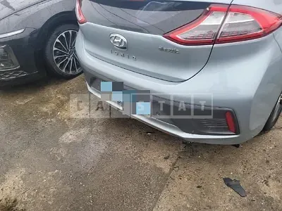 Photo 1 of 19: 2018 Hyundai IONIQ Electric, VIN KMHC851HFJU027100 — Korean insurance auction