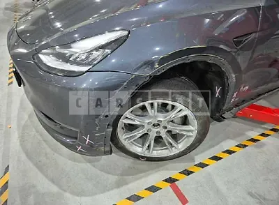 Photo 1 of 7: 2022 Tesla Model Y Long Range — Korean insurance auction