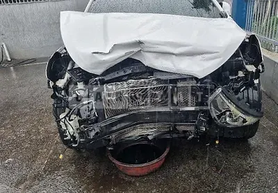 Photo 1 of 12: 2015 Hyundai Tucson, VIN KMHJU81VDFU953805 — Korean insurance auction