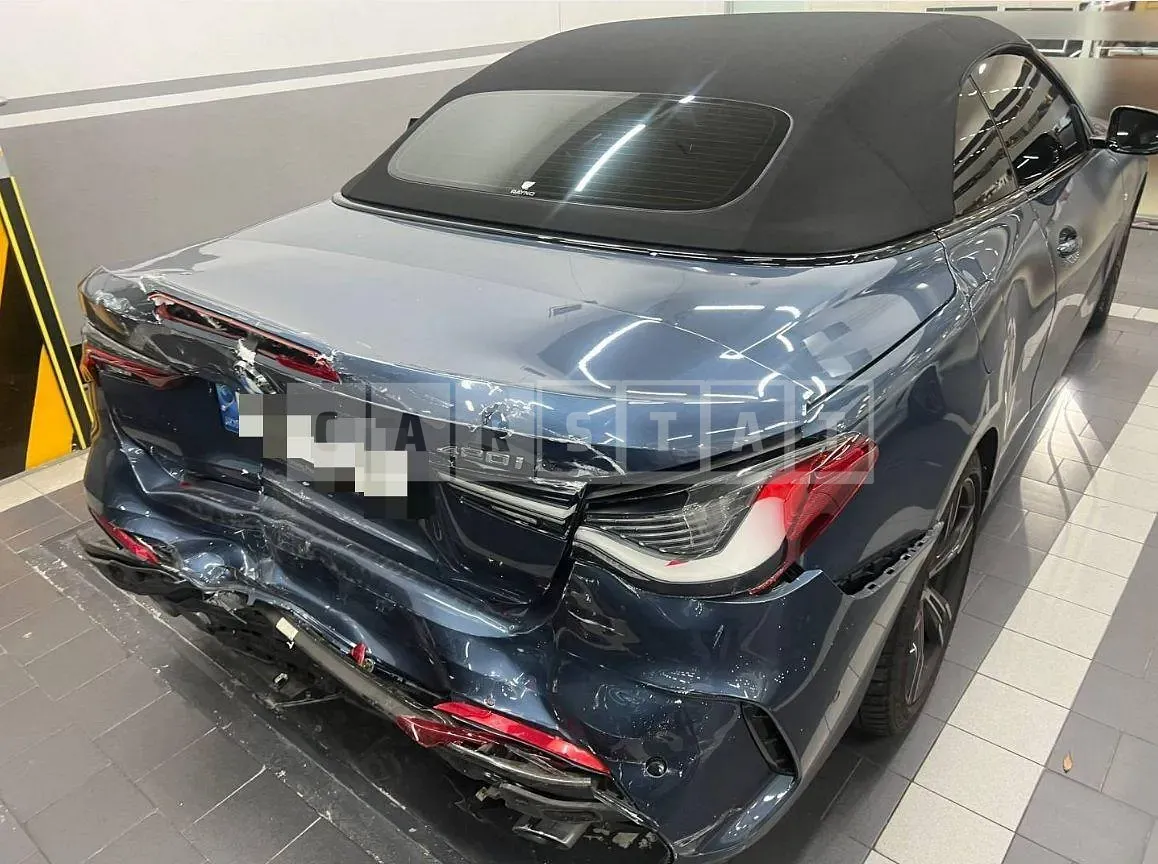 Photo 2 of 43: 2021 BMW 420i Convertible, VIN WBA71AT06MCH27628 — Korean insurance auction