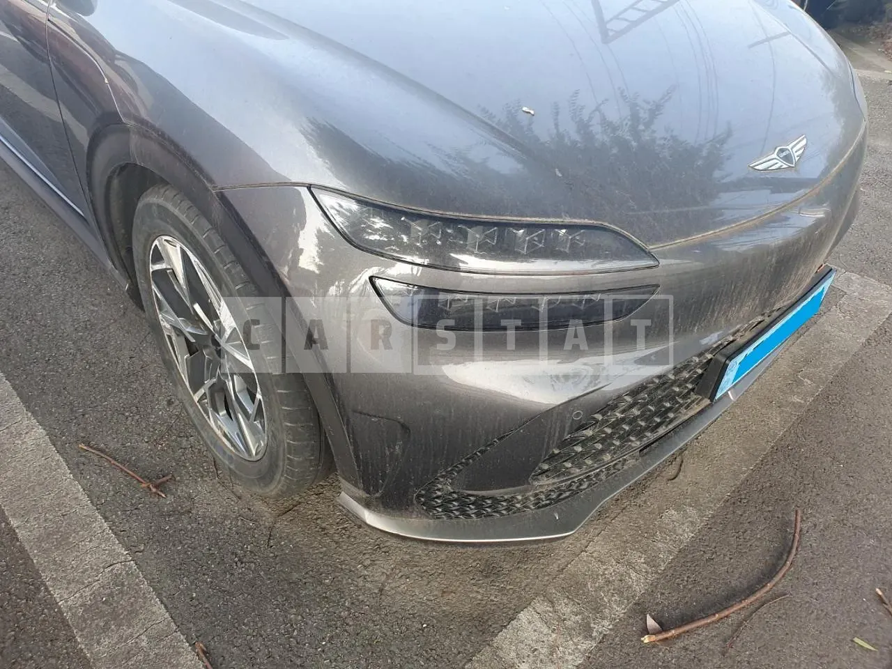 Photo 2 of 30: 2023 Genesis GV60, VIN KMTKB81AFPU015638 — Korean insurance auction